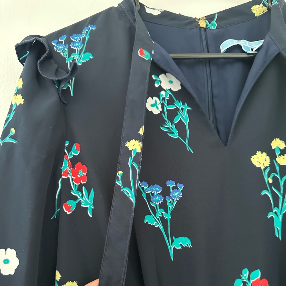 Draper James Navy & Floral Dress - Picture 7 of 11